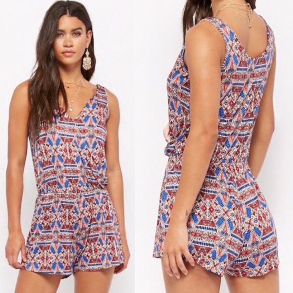 Patterned Romper
